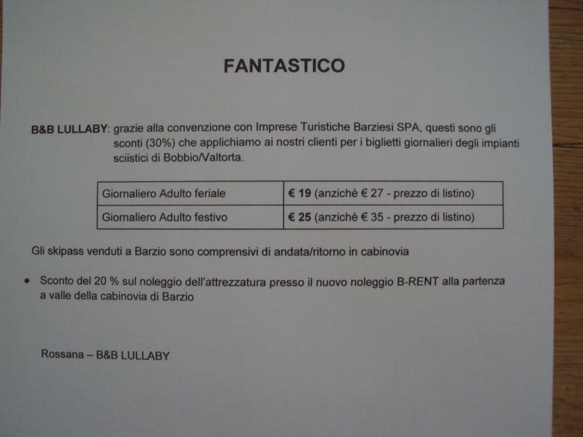 Lullaby B&B Ballabio Kültér fotó